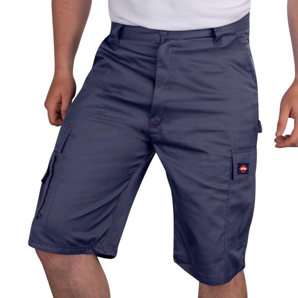 Lee Cooper Mens Classic Cargo Shorts / Navy Blue